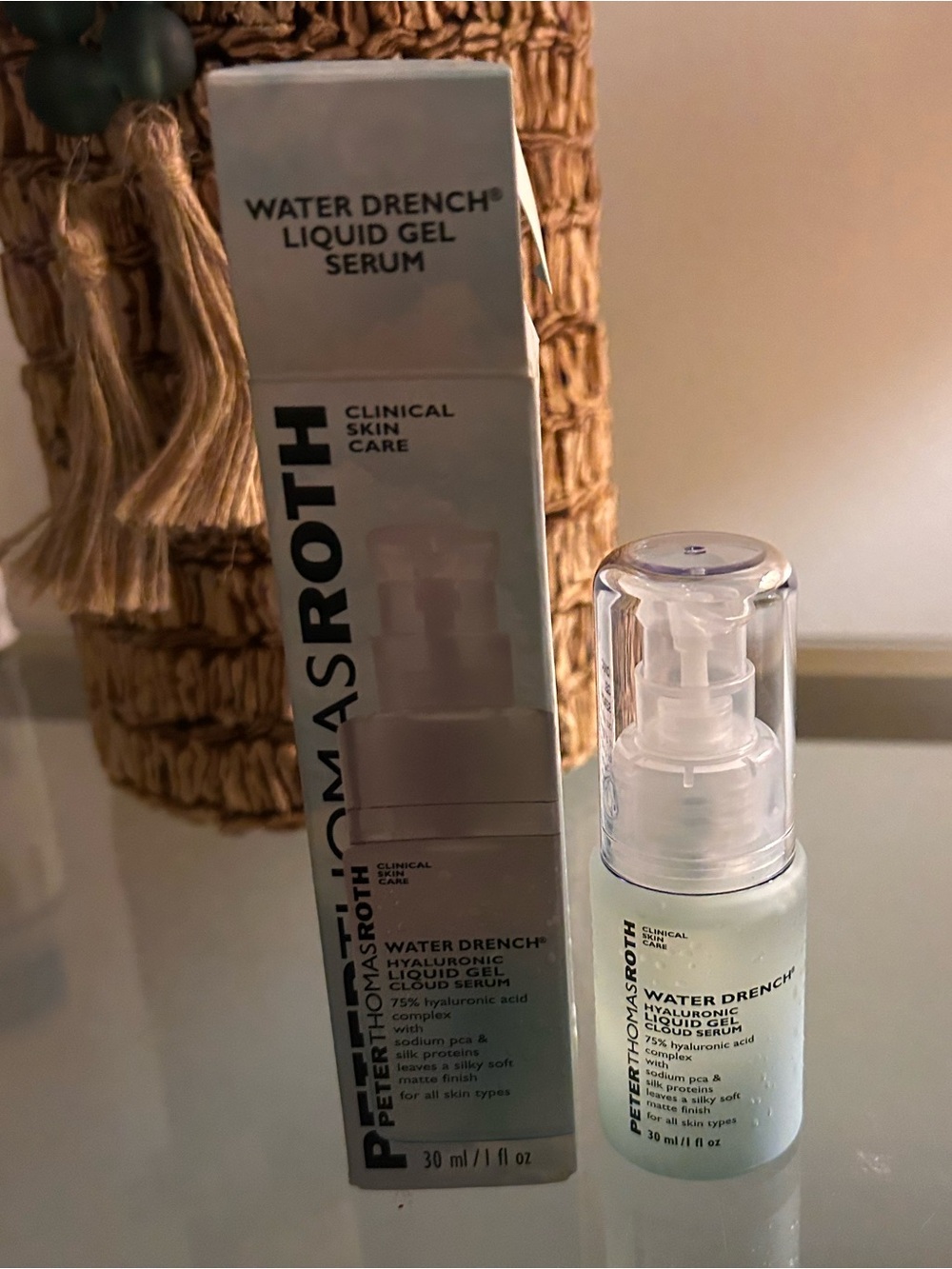 Peter Thomas Roth Water Drench Hyaluronic Cloud Liquid Gel Serum 1oz 30mL BNIB